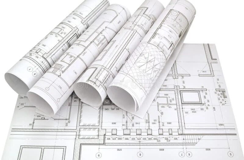 Архитектурные чертежи. Чертежи фон. Красивые чертежи. Проектирование черчение. Строительные чертежи на столе.