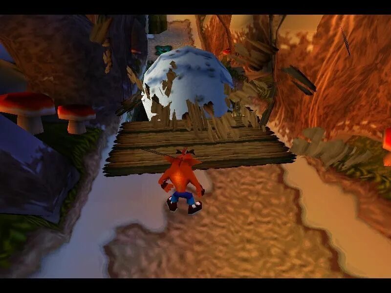 Back crash. Crash Bandicoot 2 Cortex Strikes back. Бандикут Кортекс Бек Вики скрытый снежный уровень.