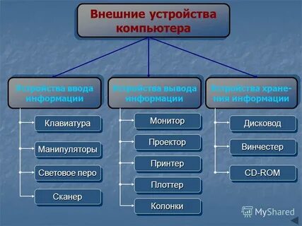 Внешние устройства ввода