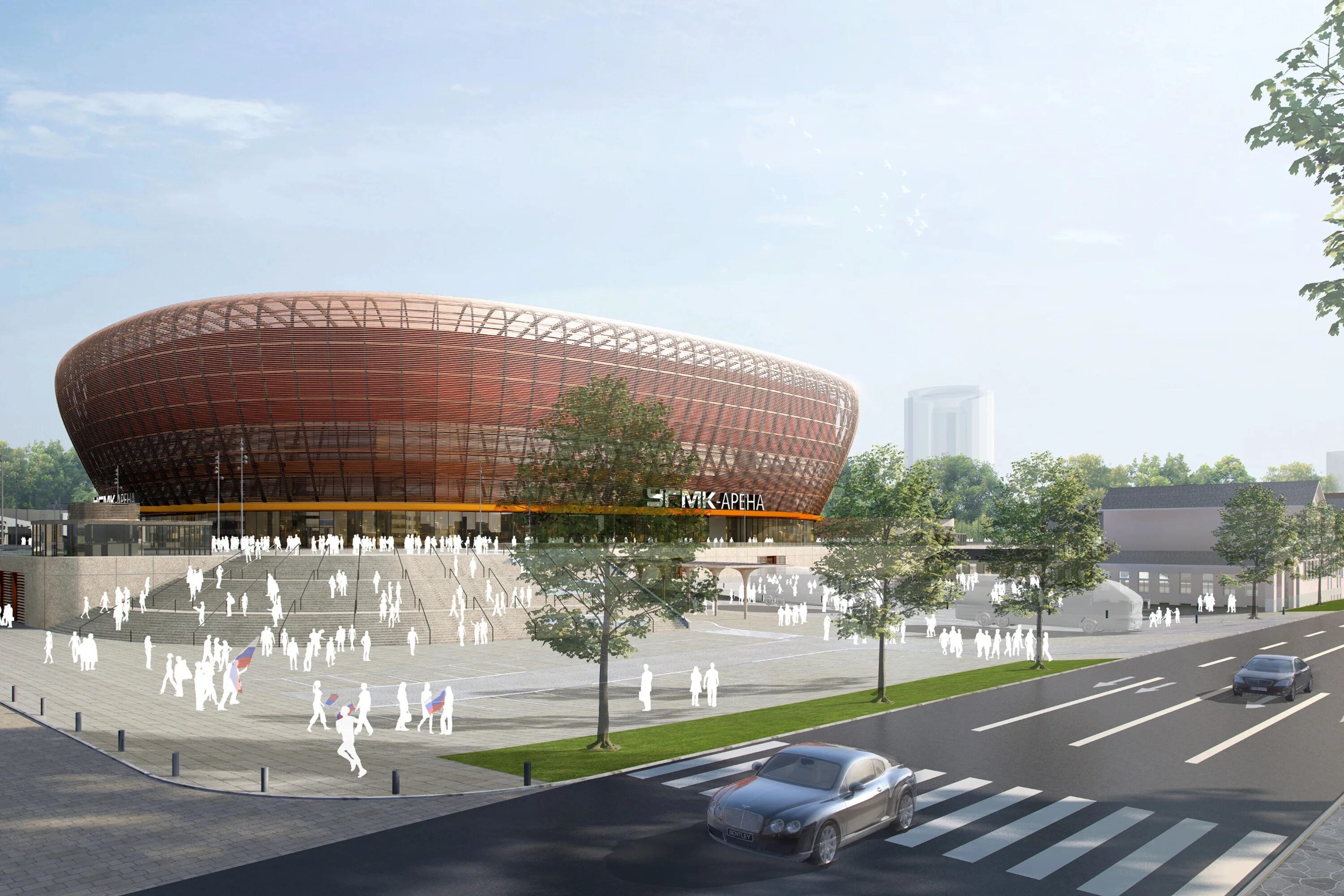 Новый стадион в уфе. Угмк арена екатеринбург проект. Реновация зил москва. Москва сити проект 2022. Ледовая арена угмк екатеринбург проект.