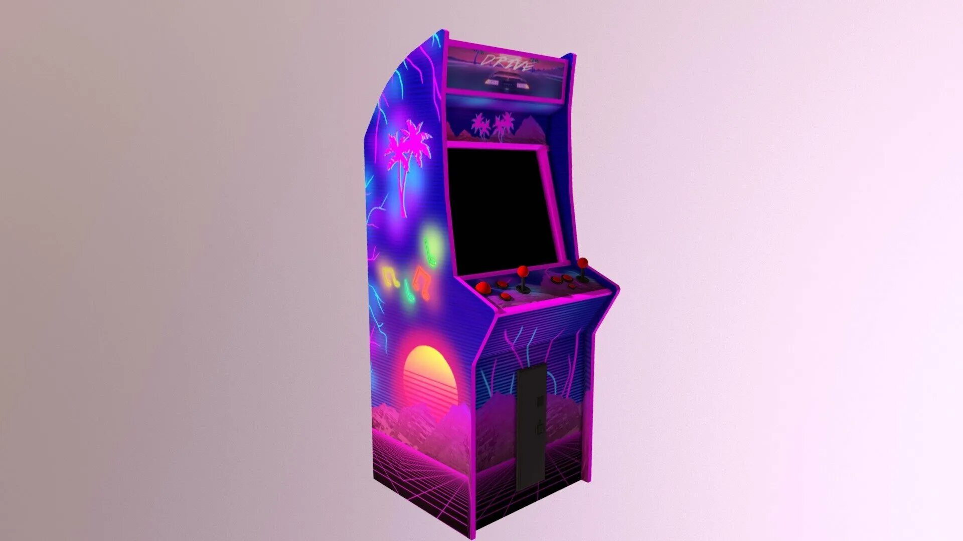 Игра зеленый фиолетово. Arcade 80 неон. Игровой аппарат 80s. Аркадный автомат model gx101. Ретро игровой автомат.