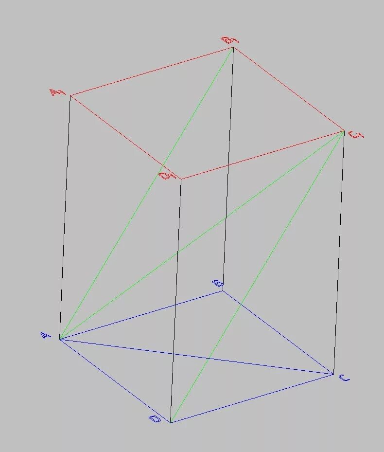 Диагональ Призмы. Диагональ треугольной Призмы. Бдина диагонали Призмы. Большая диагональ Призмы рисунок.