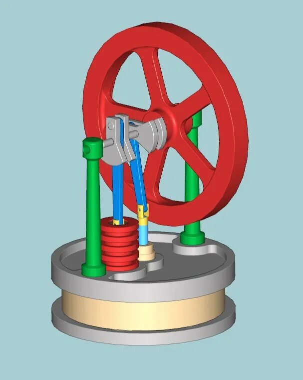 Двигатель стирлинга проект 10 класс Christmas gift Dad Gift Stirling engineHandmade crafts Etsy