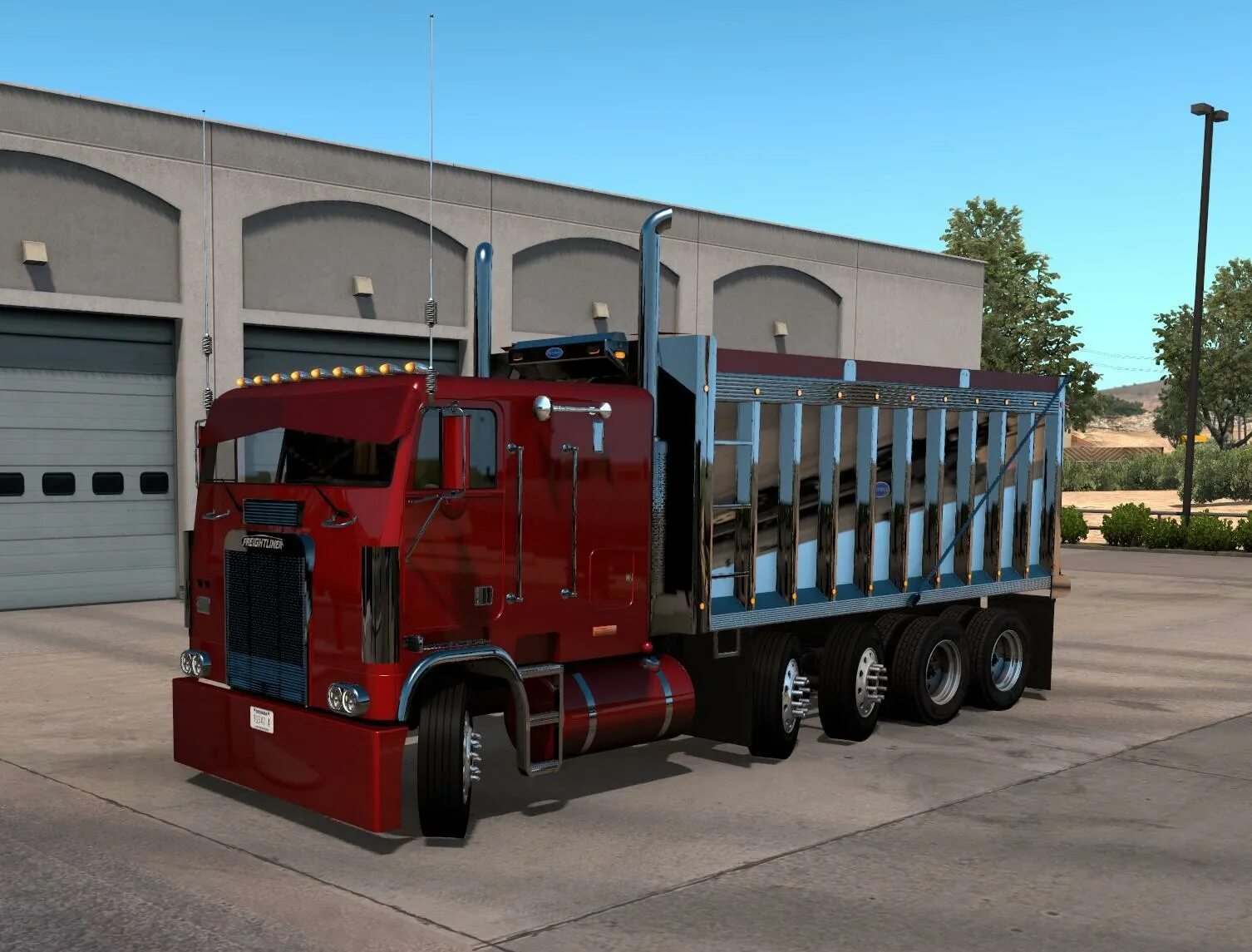 Freightliner FLB кастом трак. АТС freightliner FLB. Грузовики для ATS 1.38. Грузовик freightliner для Американ трак.