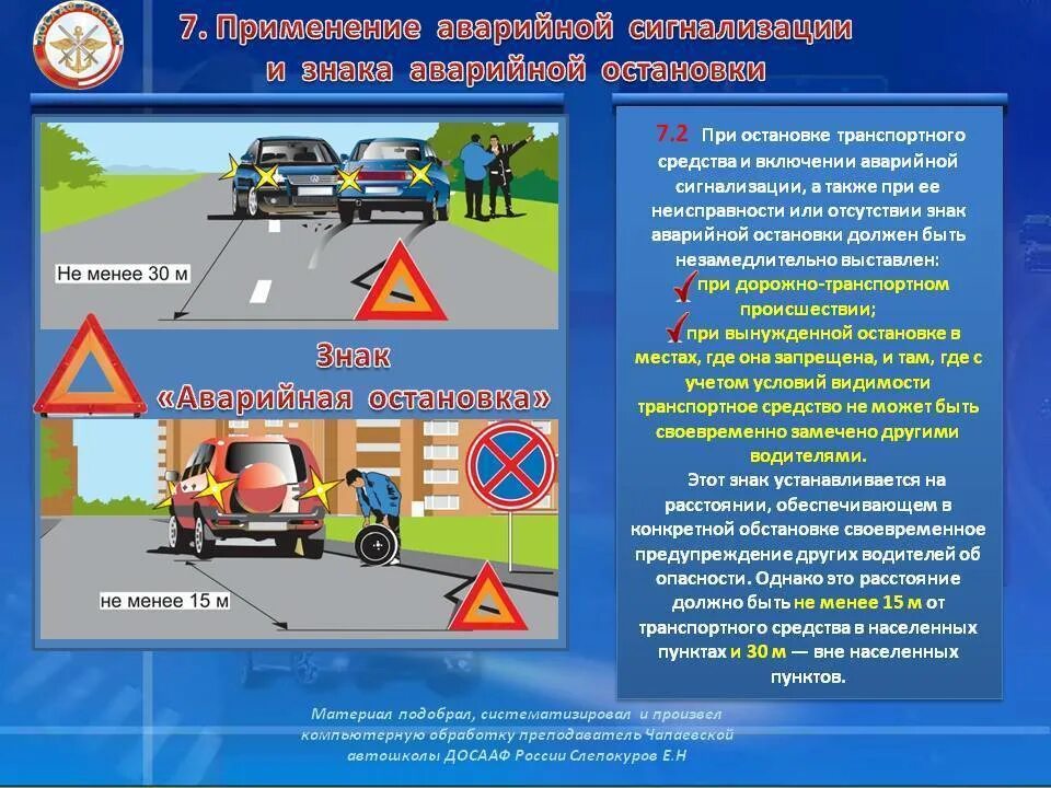 Применение аварийной сигнализации пдд. Аварийная сигнализация пдд.