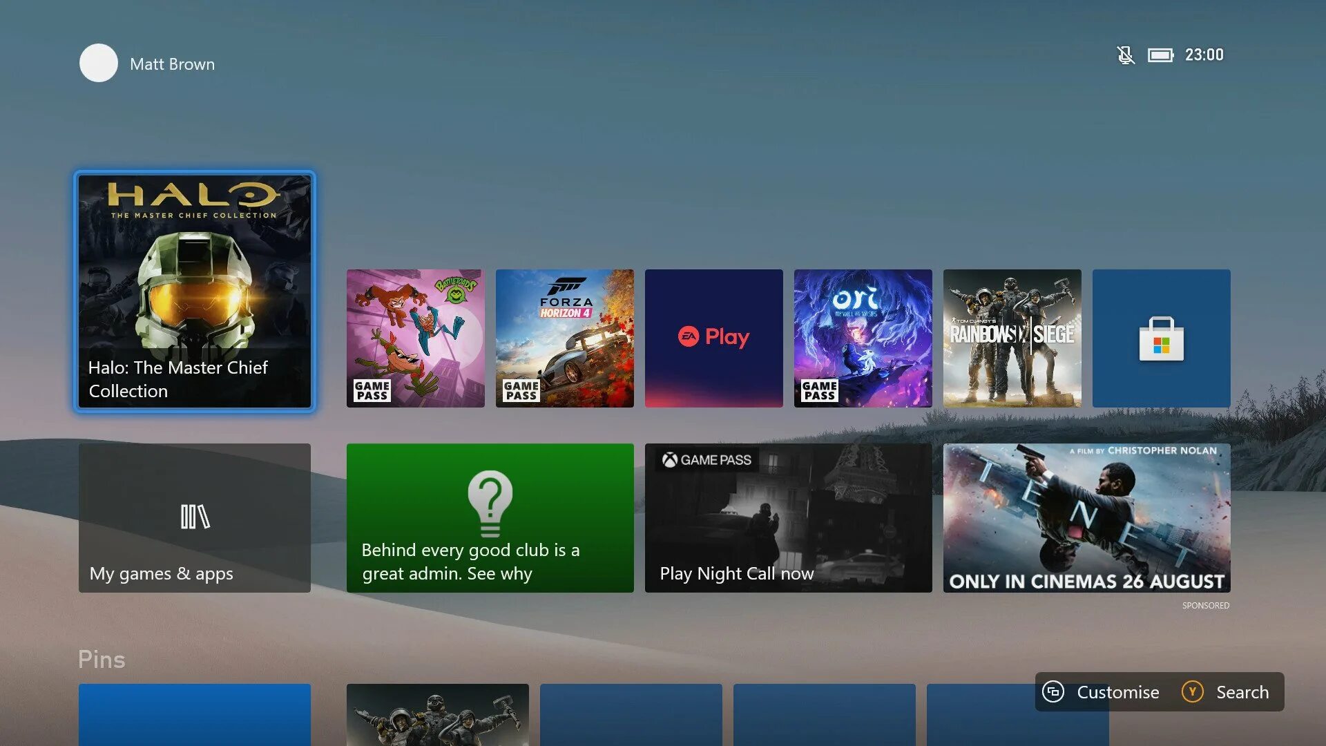 Обновленная series x. Интерфейс xbox series x. xbox series x dashboard. меню xbox series s. меню xbox series x.