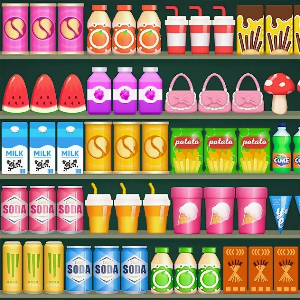 Triple goods sort. Goods sort.