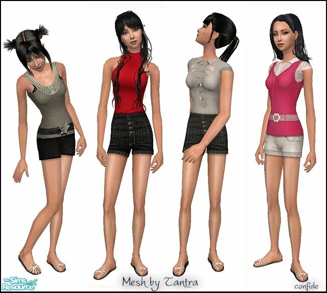 Sims mesh. Симс 2 одежда для пожилых. меш мод. sims 2 купальники.