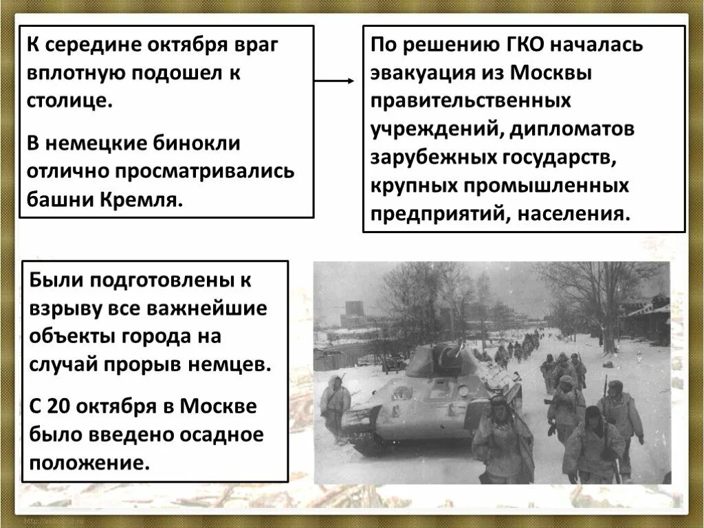 Начало ВОВ презентация. Начало Великой Отечественной войны ППТ. Когда началась эвакуация ВОВ. К чему привел прорыв немцев под Москвой.