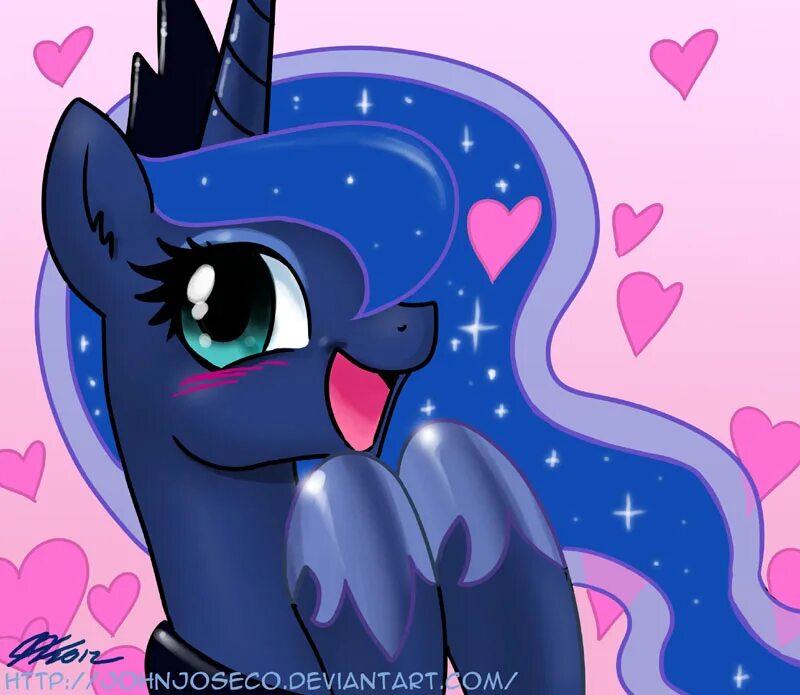 Princess Luna johnjoseco. Принцесса Луна любовь. MLP Luna Love. Принцесса Луна пони Катя.