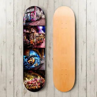 Skateboard Art, Boys Room Decor, Graffiti Wall Art, Skatedeck Decor, Melbou...