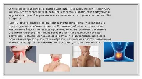 В течение жизни человека происходит