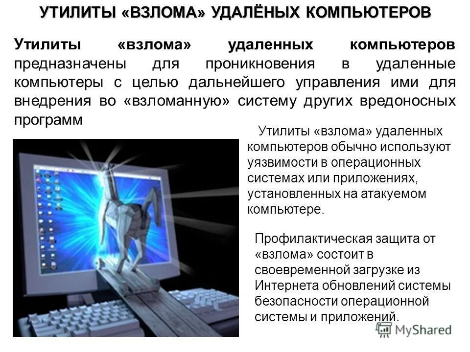 разновидность вредоносной программы проникающая в компьютер