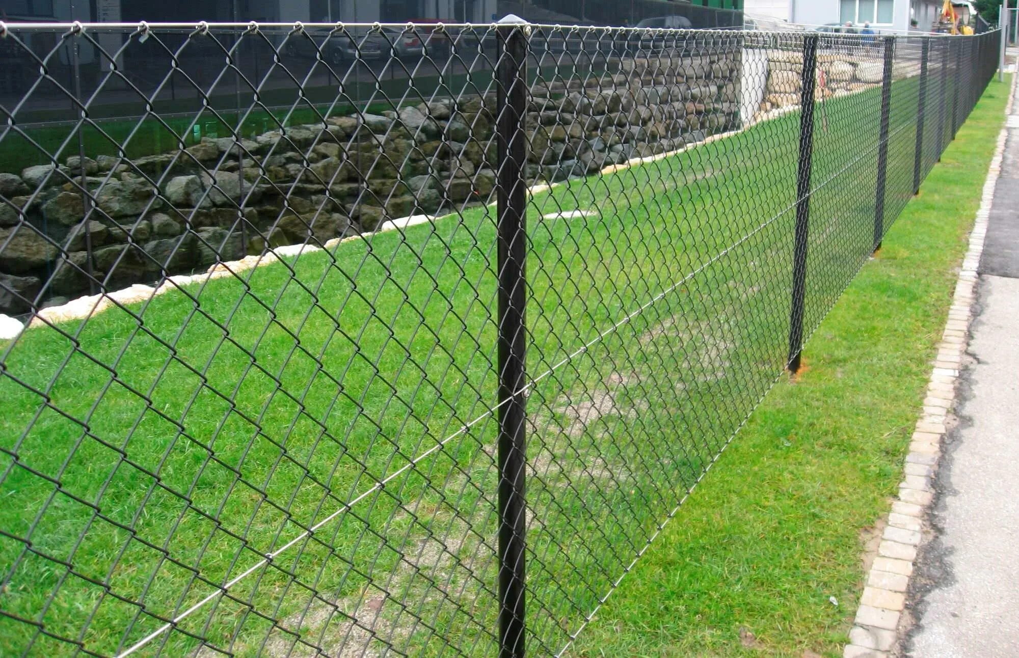 Забор из рабицы 50х50мм2х10м ОЦИНКОВКАЦЕНА. 3д забор Леруа Мерлен. Сетка для ограждения. Заборы и ограждения из сетки.