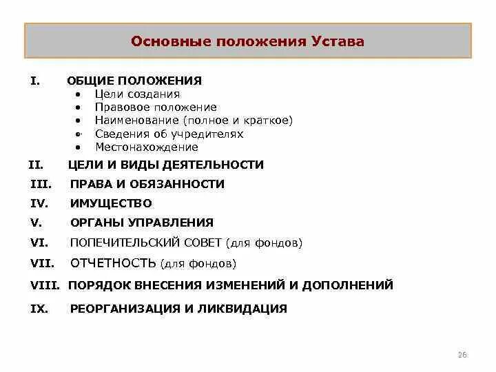 Общие положения ооо. Основные положения устава. Устав положение. Устав организации Общие положения. Основные положения устава партии.