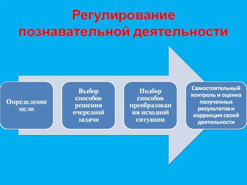 Познавательные и регулирующие процессы