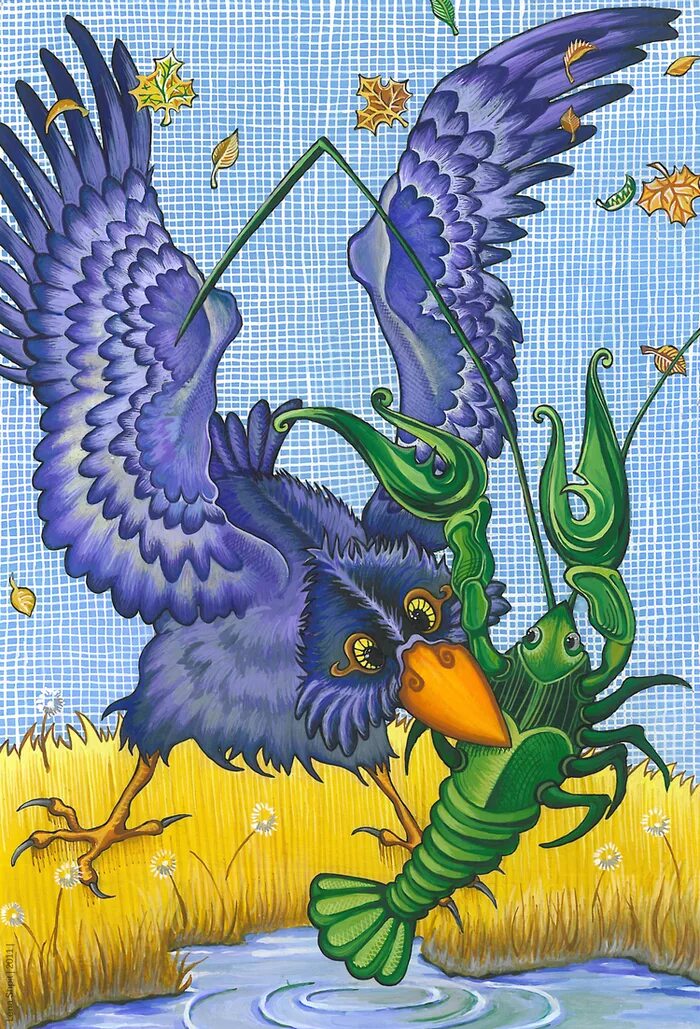 "ворона и рак". Ворон и рак сказка. Сказка о вороне. Ворон и рак сказка. "ворона и рак".