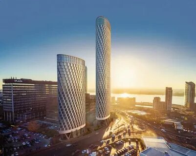 High rise city
