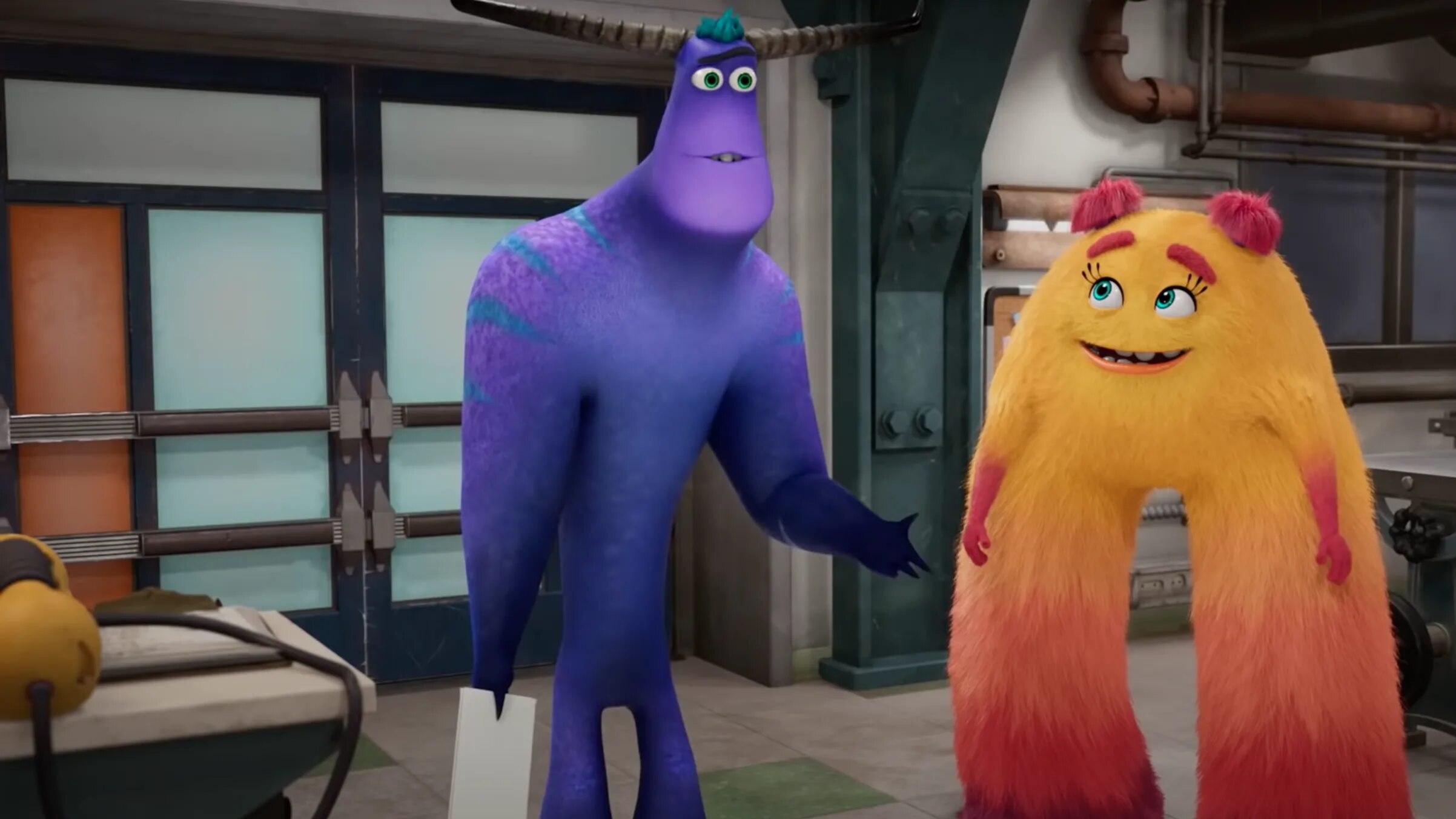 Monsters inc 2001. Монстры на работе. Включи серию про монстров. Монстры за работой. Monsters at work 2021.