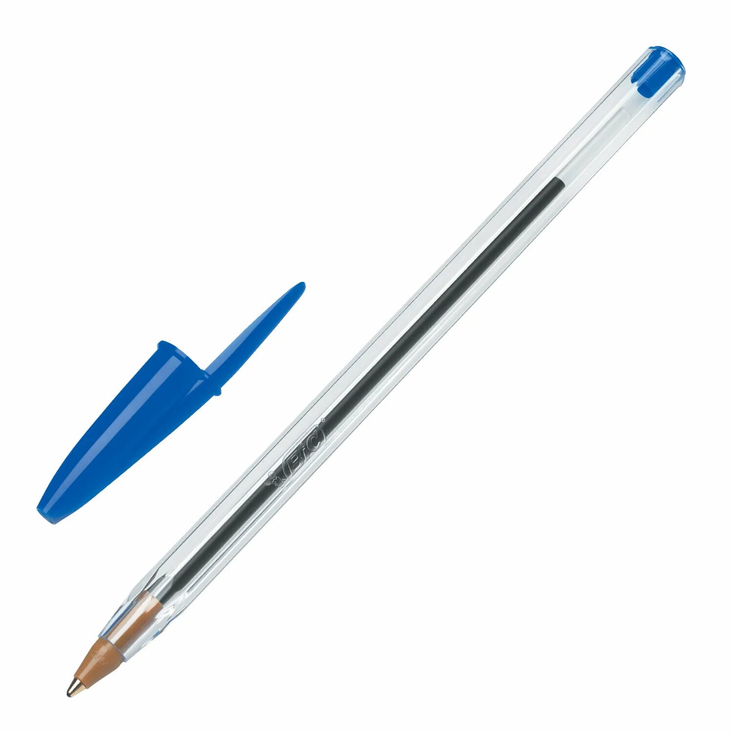 Ручка шариковая bic "round stic", синяя, корпус голубой, узел 1 мм,. 32. Авт. Ручка бик синяя шариковая. 5 мм.