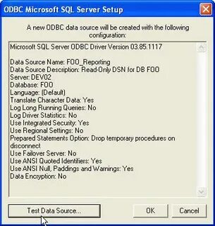 Odbc driver for sql server