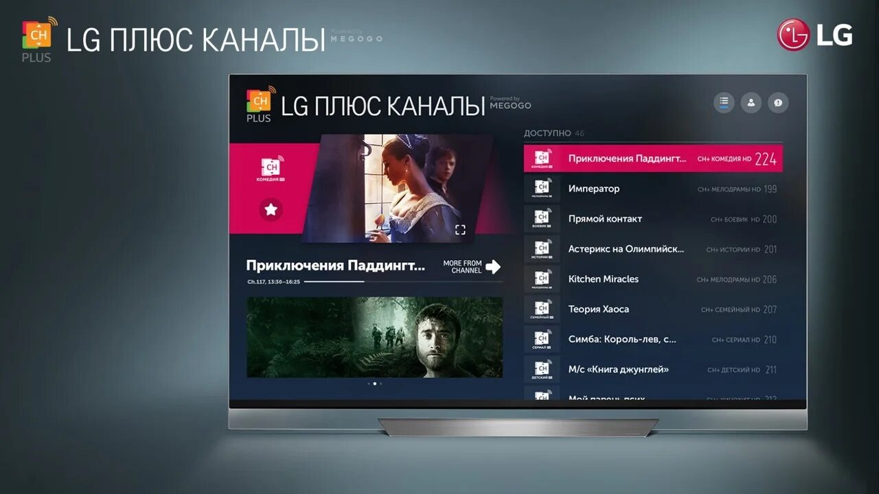 Телевизор LG список каналов. LG ТВ канал. Каналы MEGOGO. LG ТВ плюс каналы.