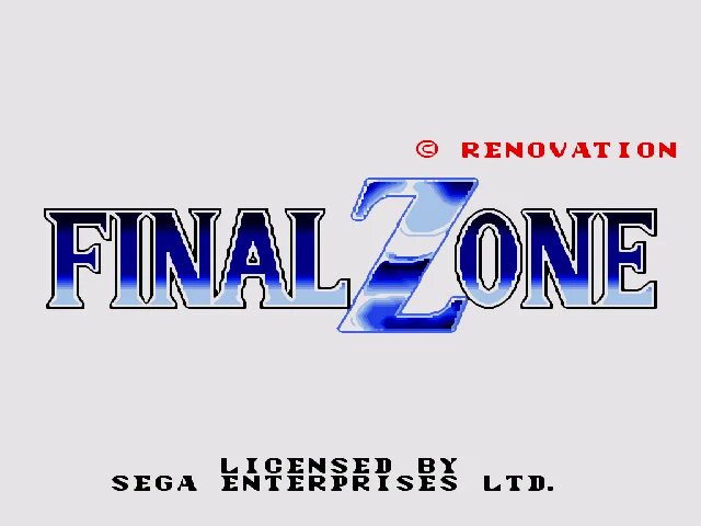 Final Zone Sega Wallpaper.