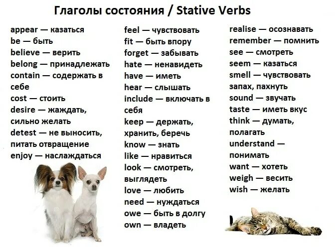 Чувственные глаголы. Глаголы состояния в английском языке список. Глаголы состояния в английском языке список с переводом. Глаголы чувств в английском языке список. Глаголы чувств и состояния в английском.