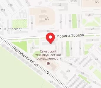 Карта мориса тореза