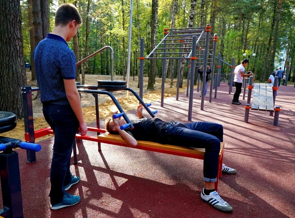 Губайловский парк в Красногорске. Экопарк Красногорск. Экопарк Губайлово Красногорск спортивная площадка. Экопарк Губайловский воркаут.