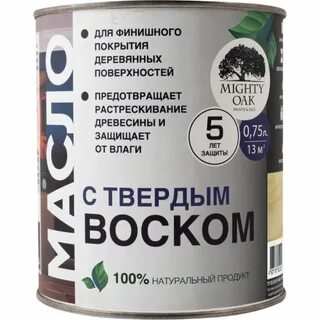Масло с твердым воском mighty oak