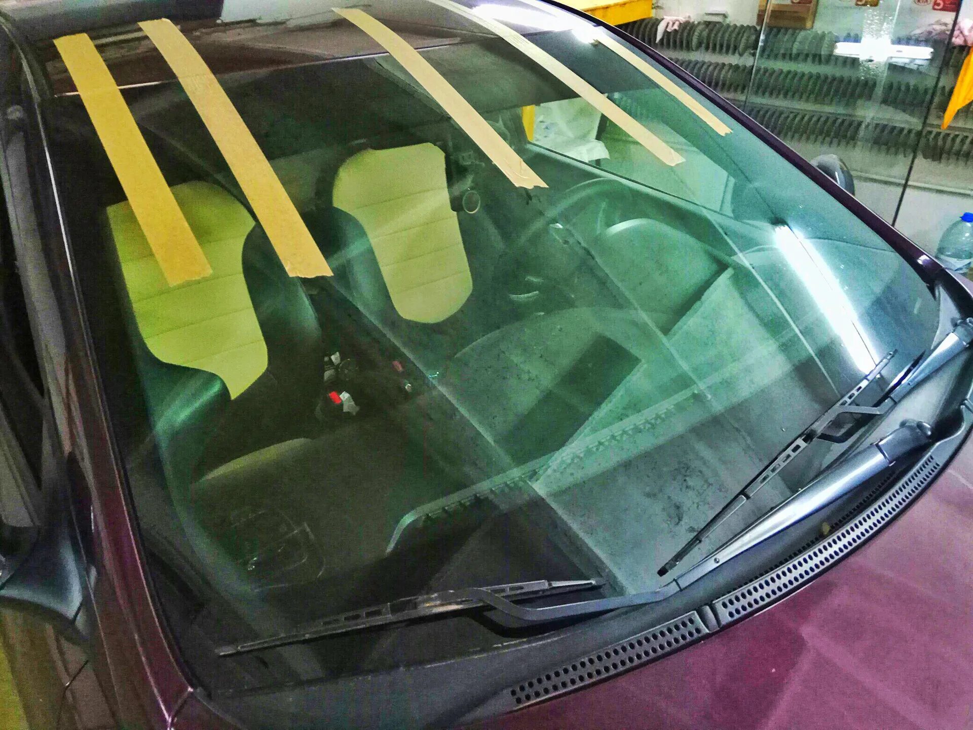 оригинальное лобовое стекло солярис