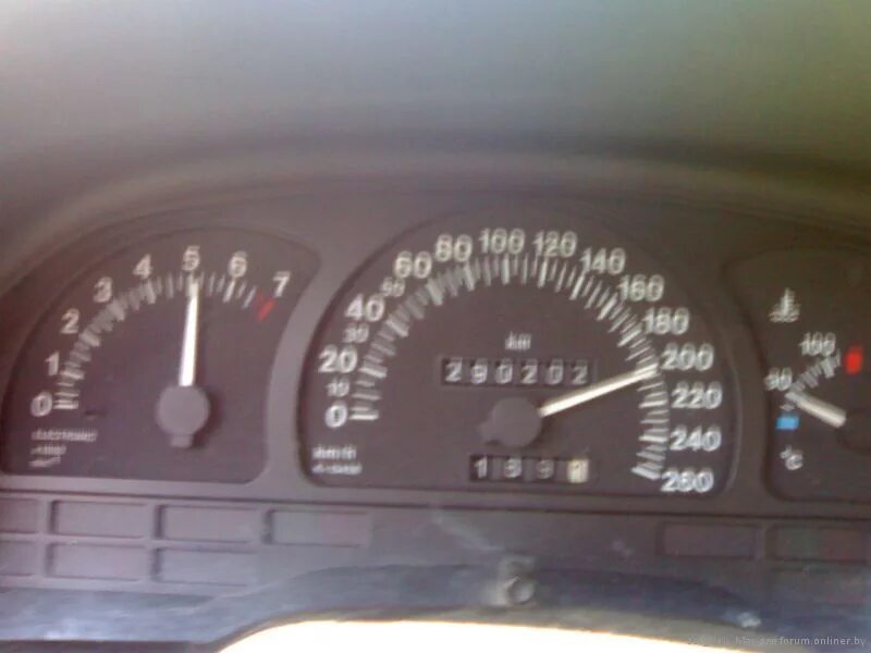 число на спидометре