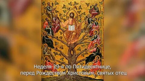 Неделя святых отец перед рождеством