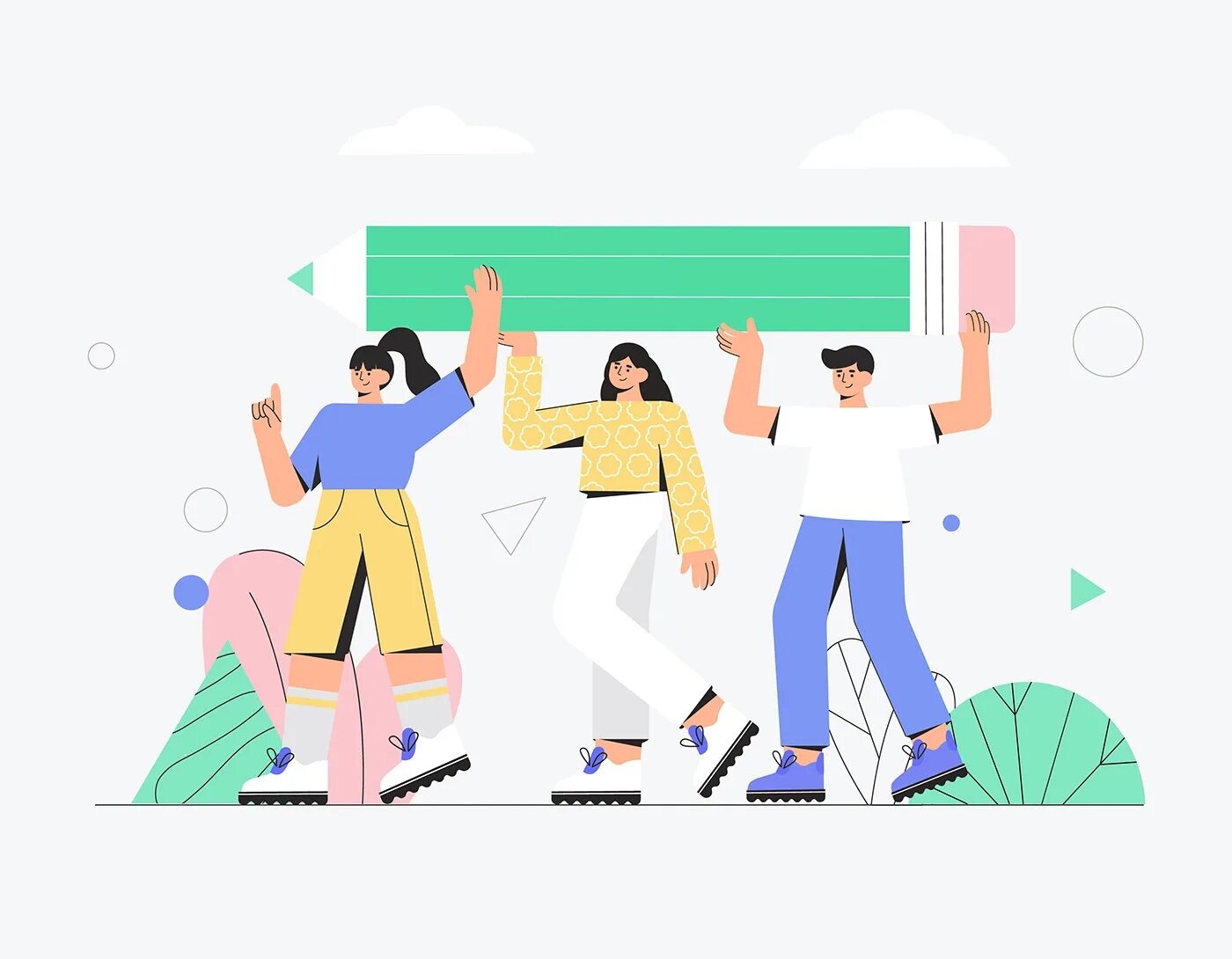 Командная работа выполнение работ. Командная работа. командный рисунок. командное взаимодействие. векторная иллюстрация команда.