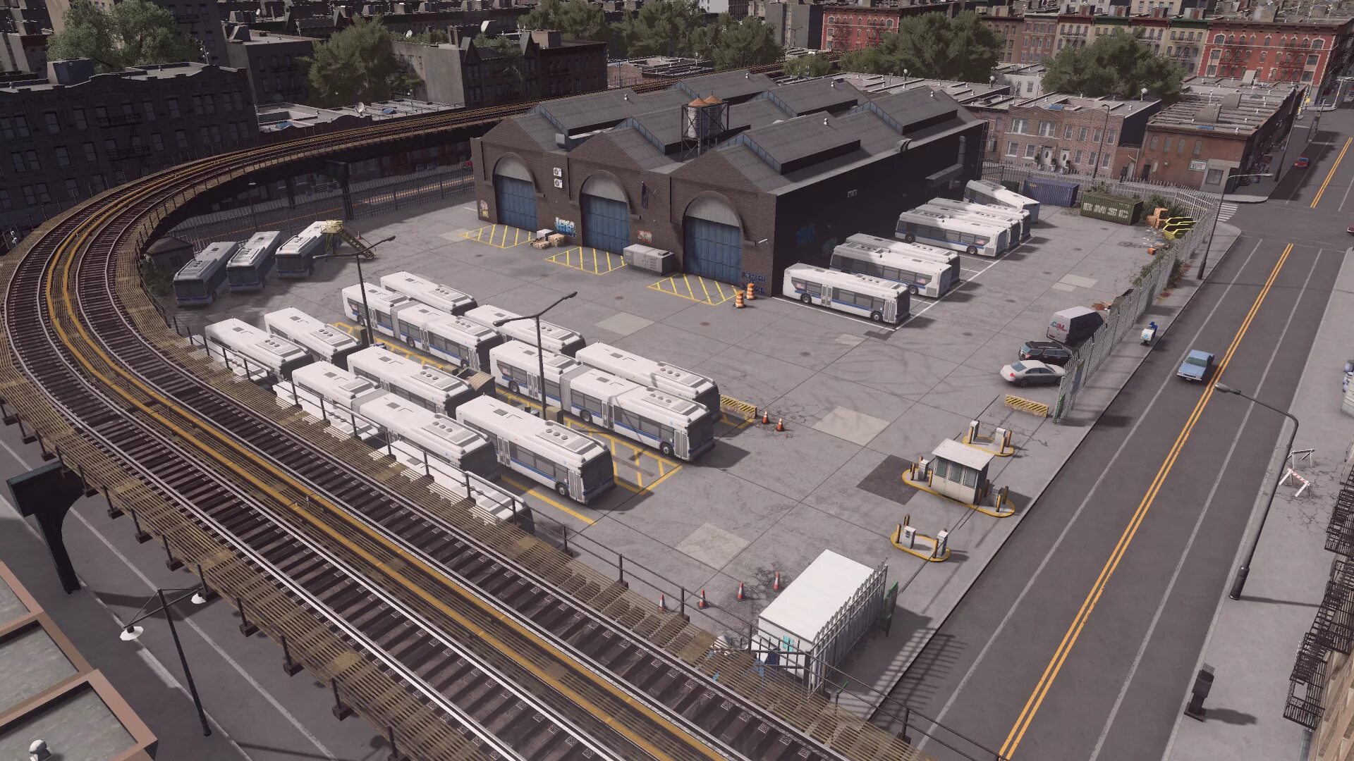 Bus depot