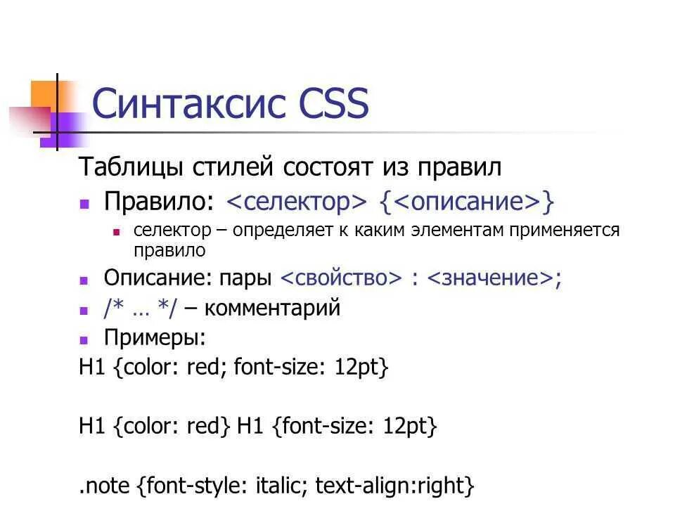 Стили элементов html