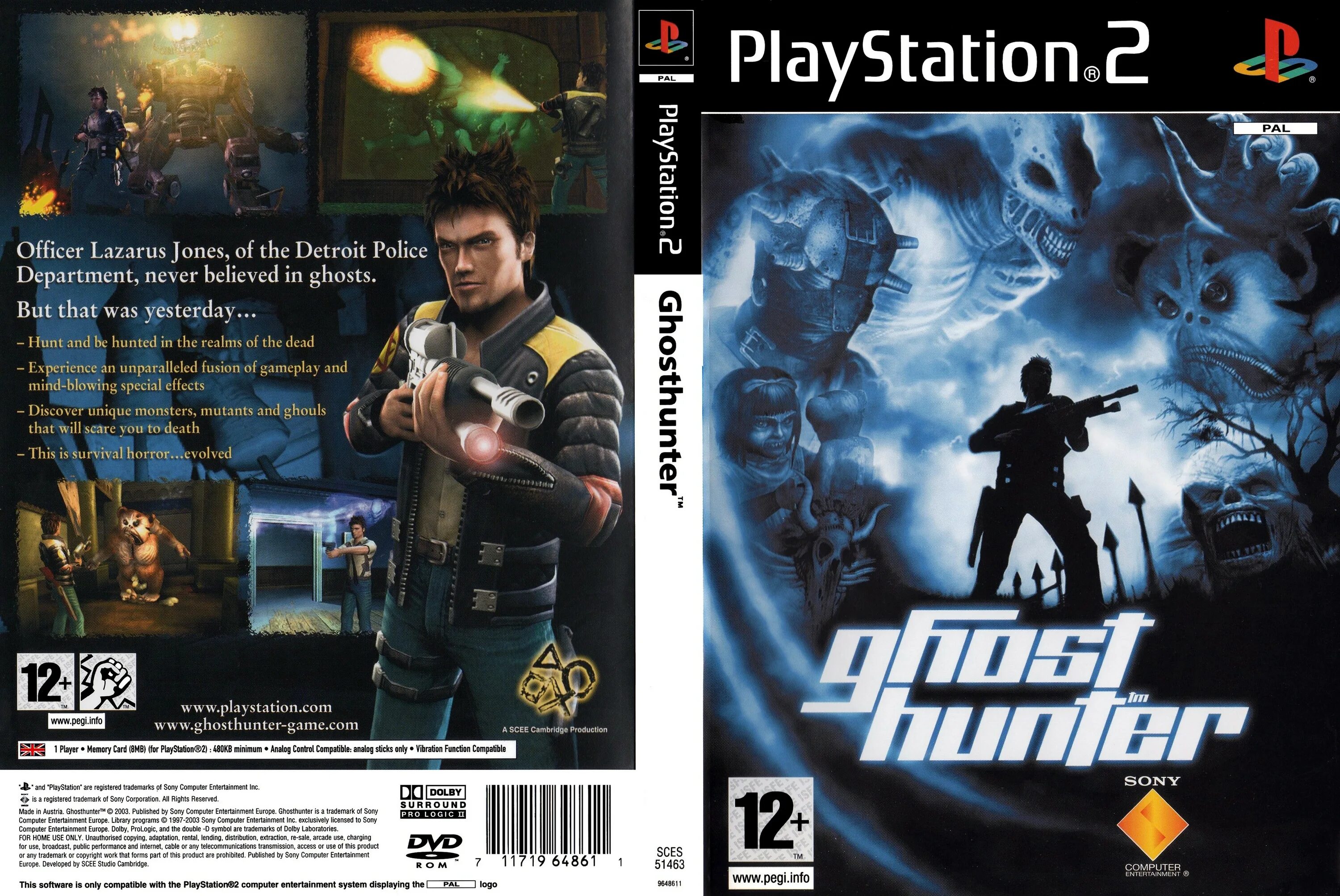 Playstation 2 игры 1. Ghost Hunter ps2 обложка. Ghost Hunter ps2 диск. Ghost Hunter ps2 вкладыш. Ghost Hunter ps2 Cover.