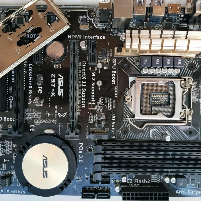 ASUS z97-k слоты. ASUS z97-k собранный. 1150 Socket z97k ddr3. Asus z97 k