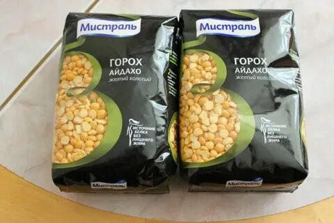 Упаковка горошка