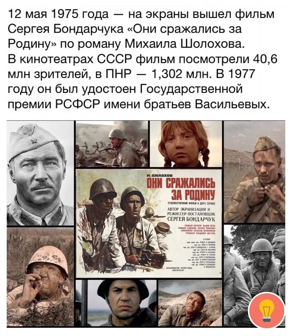 Они сражались за родину (1975).