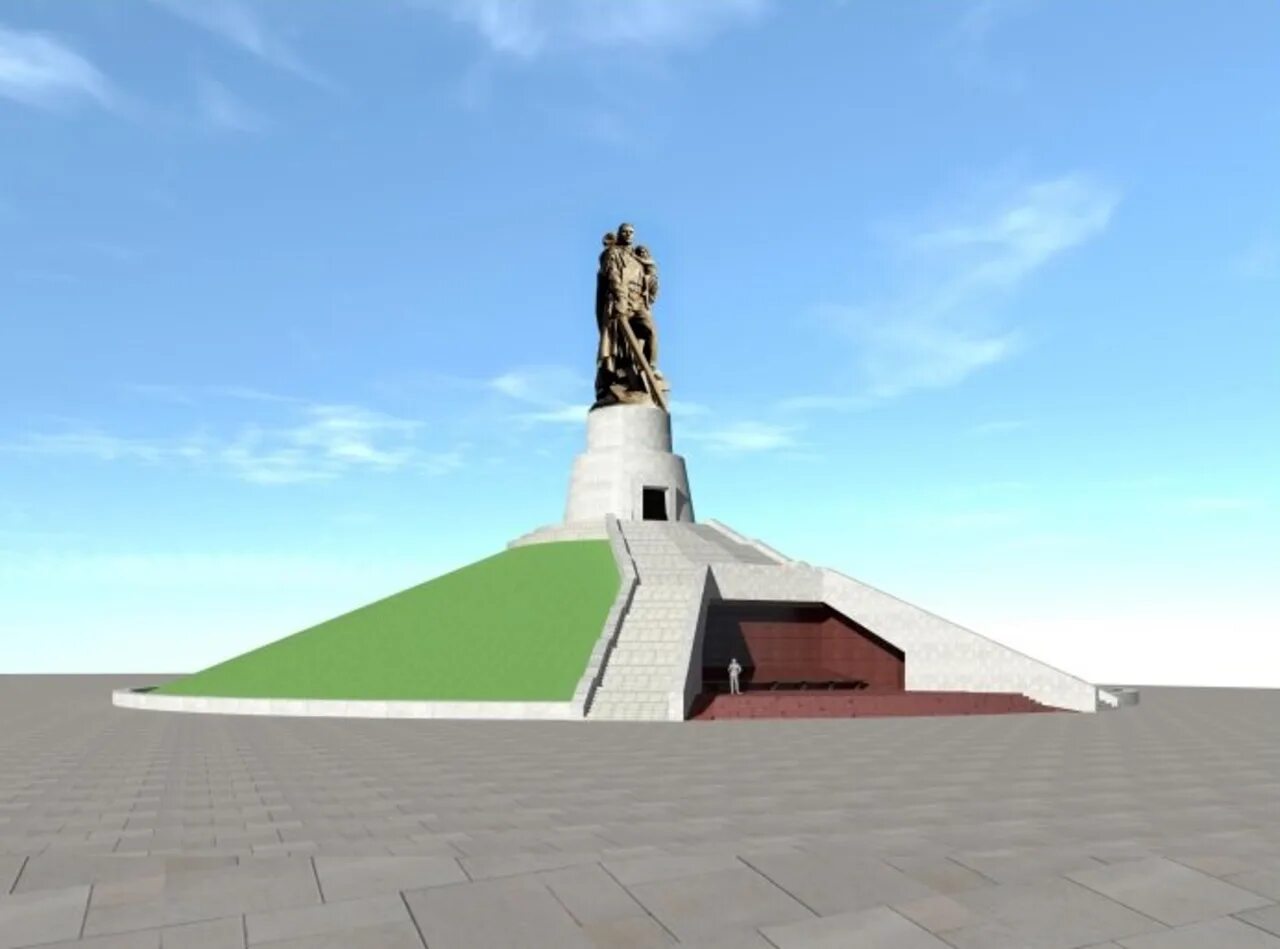 Строится памятник