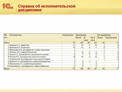 Исполнительная дисциплина