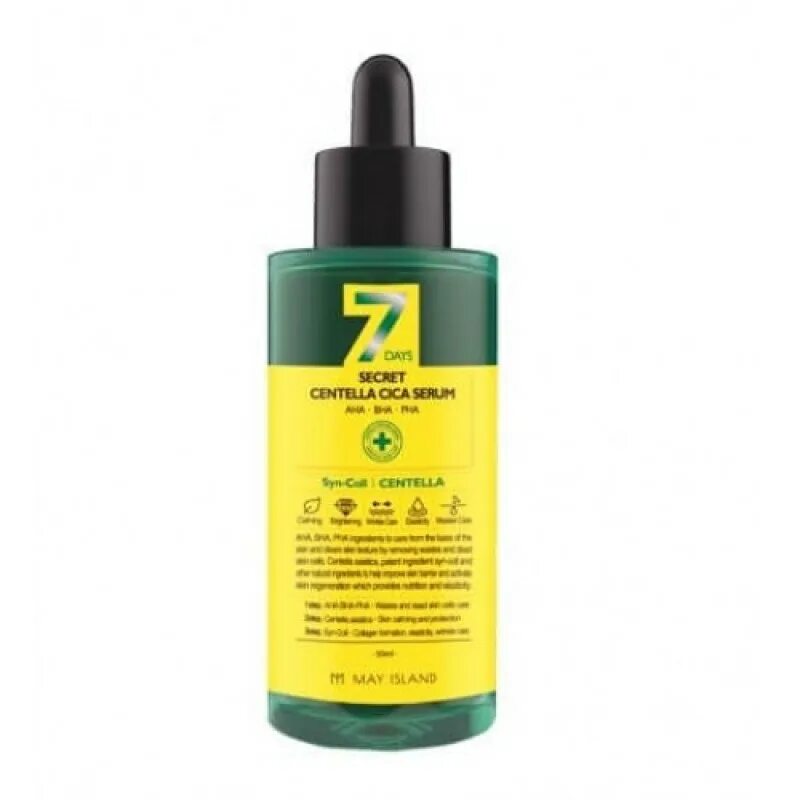 Пилинг 7 days. Сыворотка may island 7 days secret centella. may island 7 days secret centella cica serum ahabhapha. may island сыворотка для лица - secret centella cica serum, 50мл. тонер для лица кислотный - may island 7days secret centella cica toner, 150мл.