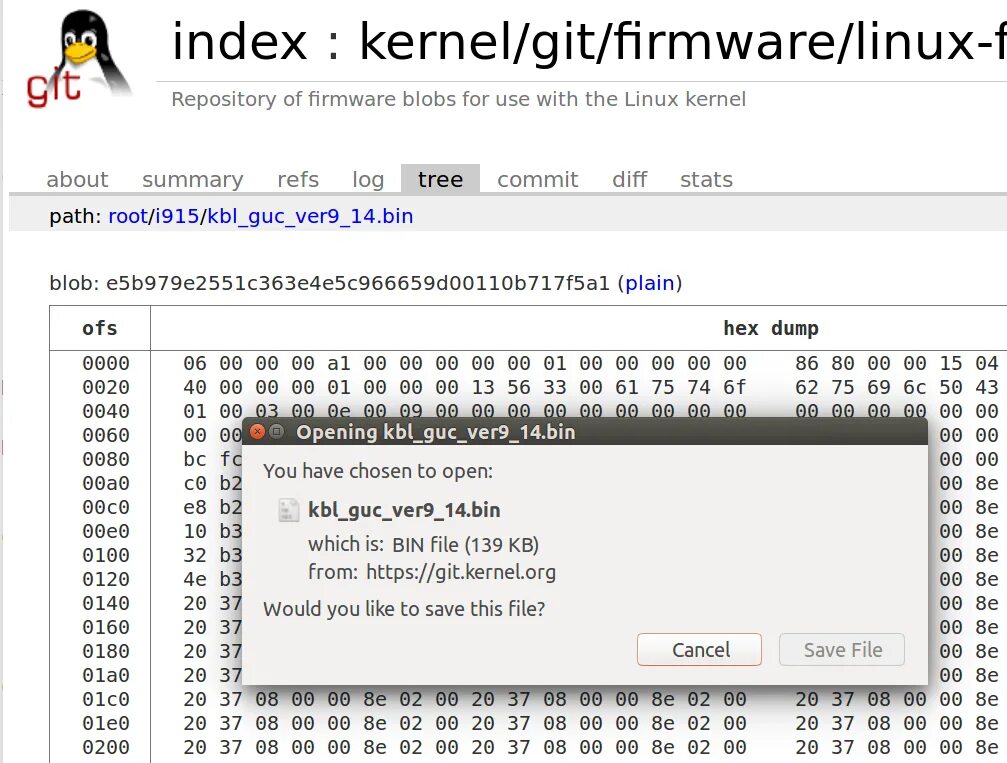 Possible missing. Шестнадцатеричный дамп. Linux-Firmware. I915 Linux Driver. Linux TV Прошивка.