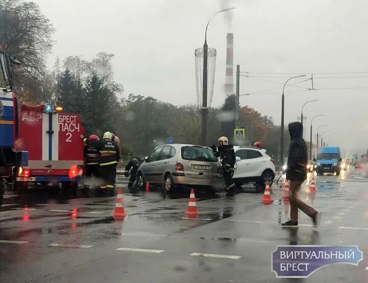 Виртуальный брест сегодня. Авария на проспекте Ленина вчера.