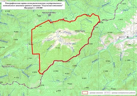 Карта заказника