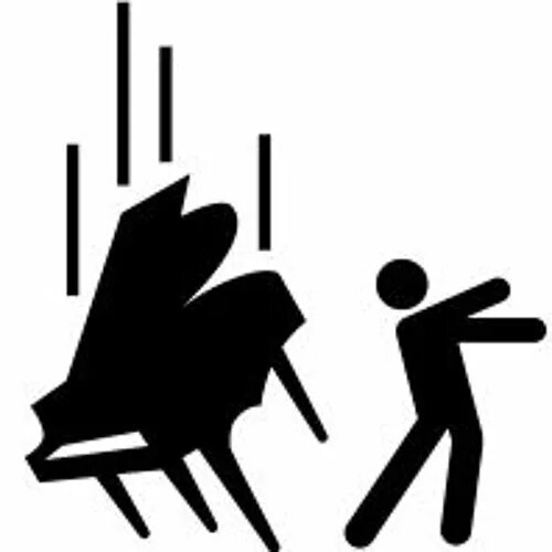 Falling Piano. Falling icon. Falling Piano Street. Fall kill