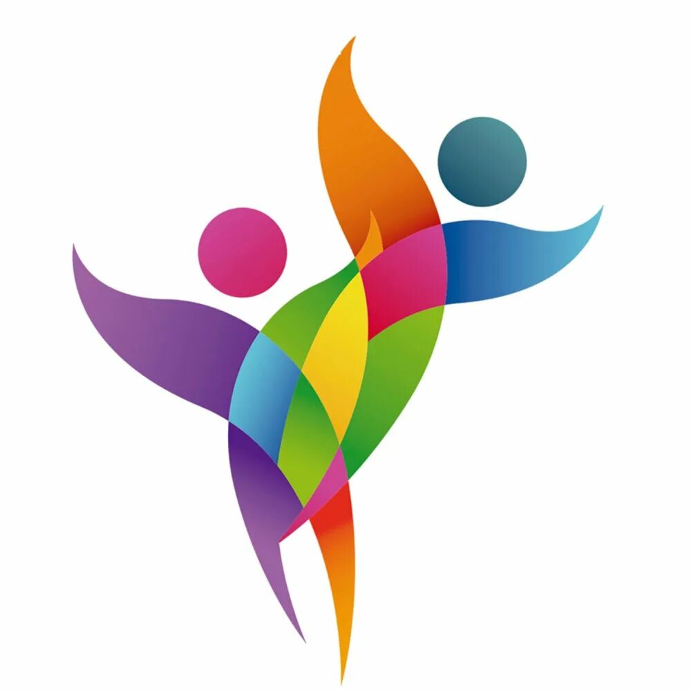 красочный символ. красочный символ. цветной логотип. графические логотипы. радуга символ.