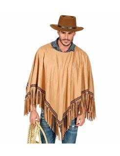 en cours Prédécesseur pause poncho homme western France préparer chère Doucement